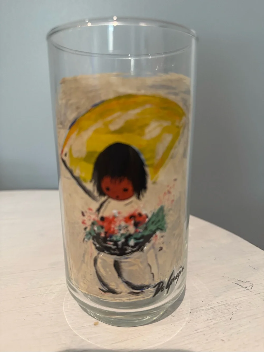Vintage Libbey DeGrazia Children of the Southwest Glass Tumblers - Set of 3